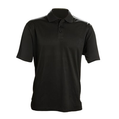 חולצות פולו DRY-FIT שחור, מידות: S – XXXL
