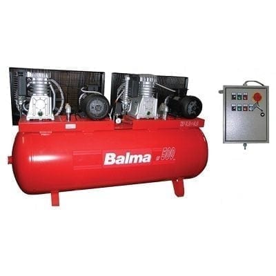 מדחס 500 ליטר 5.5X2 כ"ס 400V כולל לוח פיקוד BALMA B22207