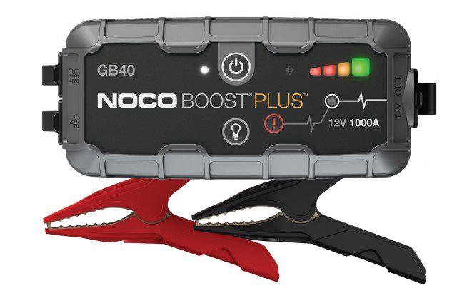 נוקו NOCO GB40 – בוסטר התנעה אלקטרוני 12V 1,000A לרכבי בנזין ודיזל בנפח עד 3 ל’