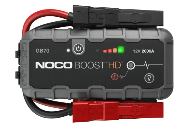 נוקו NOCO GB70 – בוסטר התנעה אלקטרוני 12V 2,000A לרכבי בנזין ודיזל בנפח עד 6 ל’