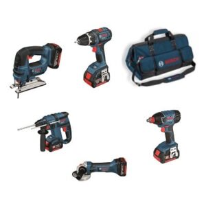 סט 5 כלים ליתיום BOSCH 18V